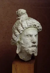 Tête de Brahma, Afghanistan, 2e-4e siècle