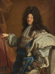 French : Portrait de Louis XIV, roi de France Portrait of Louis XIV, King of France