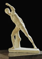 Le gladiateur Borghese, trouvé à Anzio, en Italie, vers ...
