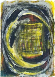 Vortex jaune énergique