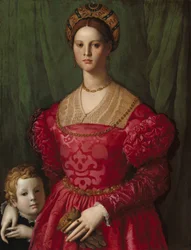 Une jeune femme et son petit garçon, vers 1540