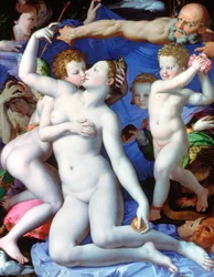 Allégorie avec Vénus et Cupidon