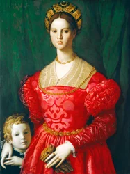 Une jeune femme et son petit garçon, vers 1540