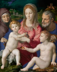La Sainte Famille avec Sainte Anne et Saint Jean Baptiste