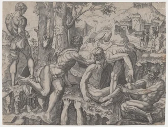 Les Grimpeurs, daté de 1524