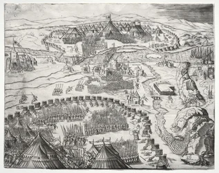 La Position et le Camp des Armées de Charles V et Soliman II
