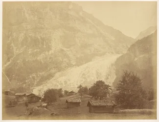 Glacier Inférieur de Grindelwald et Route de la Boenisseg sur la Mettenberg