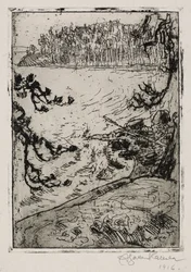 Paysage au bord d