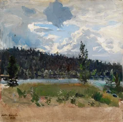 Lumière derrière les nuages