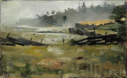 Paysage brumeux