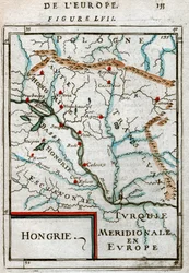 Carte de la Hongrie 1683