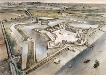 Fort de Tilbury, 17ème siècle, vers les années 1960