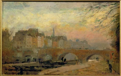 Quai de Paris (oil on canvas)