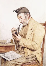 Grand-père à la pipe, 1903