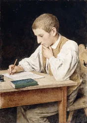 Garçon écrivant, 1902