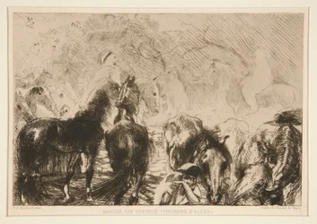 Marché aux chevaux (Environs de)
