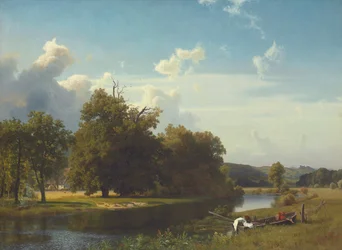 Paysage fluvial, Westphalie