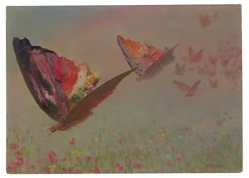Papillons avec cavaliers