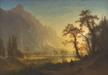 Lever du soleil, vallée de Yosemite