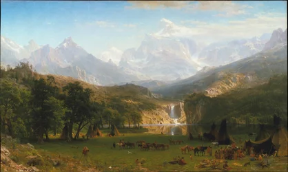 Les Montagnes Rocheuses, pic Landers, 1863