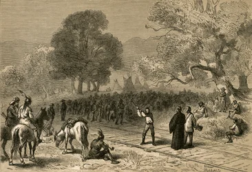 Achèvement du chemin de fer du Pacifique, 1878