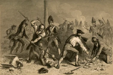 Défense du Liberty Pole à New York, 1877