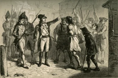 Le gouverneur Tryon et les Régulateurs, 1877