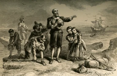 Débarquement des Pèlerins, 1877