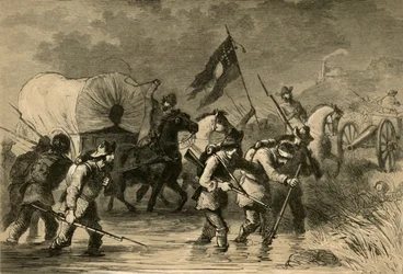La Retraite de Lee après la Bataille de Gettysburg, 1878