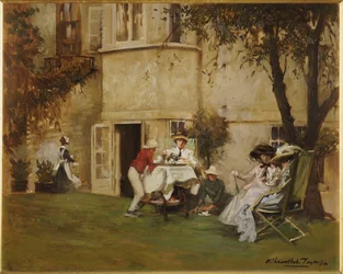 Thé dans le Jardin