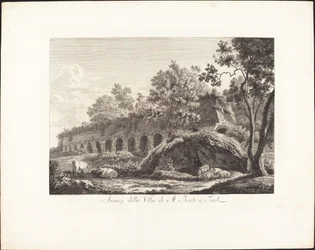 Vestiges de la villa de M. Brutus à Tivoli