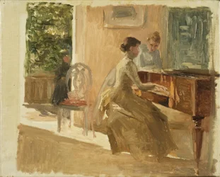 Dans le salon à Haiko