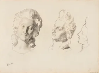 Masques, croquis / 1700 (Rokokoo), croquis