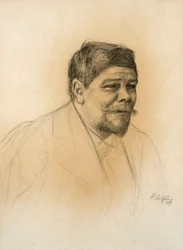 Portrait du sculpteur Robert Stigell
