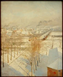 Paris enneigé