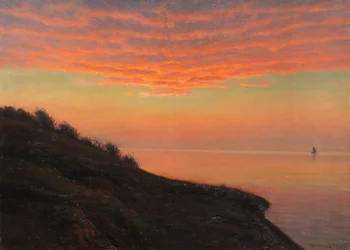 Ambiance du soir sur la côte danoise, 1920