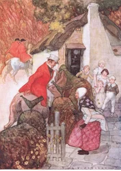 Quand elle a vu Sir John, elle a fait une révérence très basse, de The Water Babies publié par Humphrey Milford Oxford University Press, c.1930