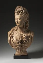Buste portrait, vers 1865