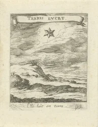 Paysage avec étoile