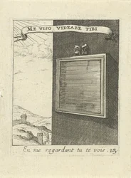 Mur avec miroir