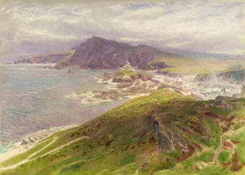 La côte à Ilfracombe, North Devon