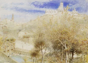 La Fonte Branda, Sienne, 1905