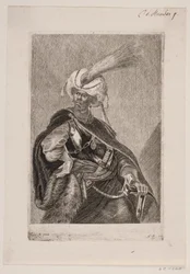 Un Africain noir en armure