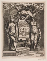 Page de titre de Simon Paulli, "Quadripartitum Botanicum", 1667