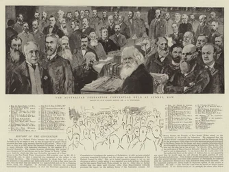 La Convention de la Fédération australienne tenue à Sydney, NSW