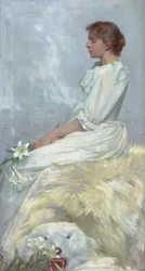 Portrait de Bessie (Mlle Elizabeth Newton) 1892