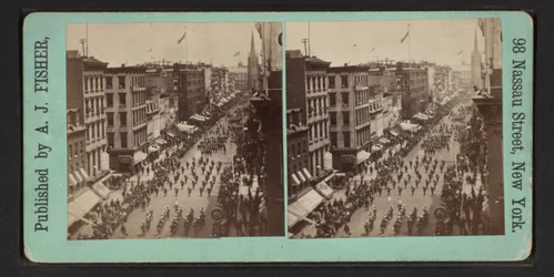 Belles vues instantanées de la grande parade maçonnique, 24 juin 1875