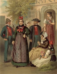 Costume allemand, Elsass Um Weissenburg