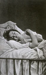 Jeune femme en crise d