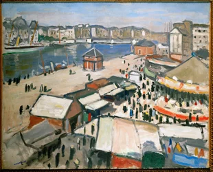 Fete foraine (huile sur toile)